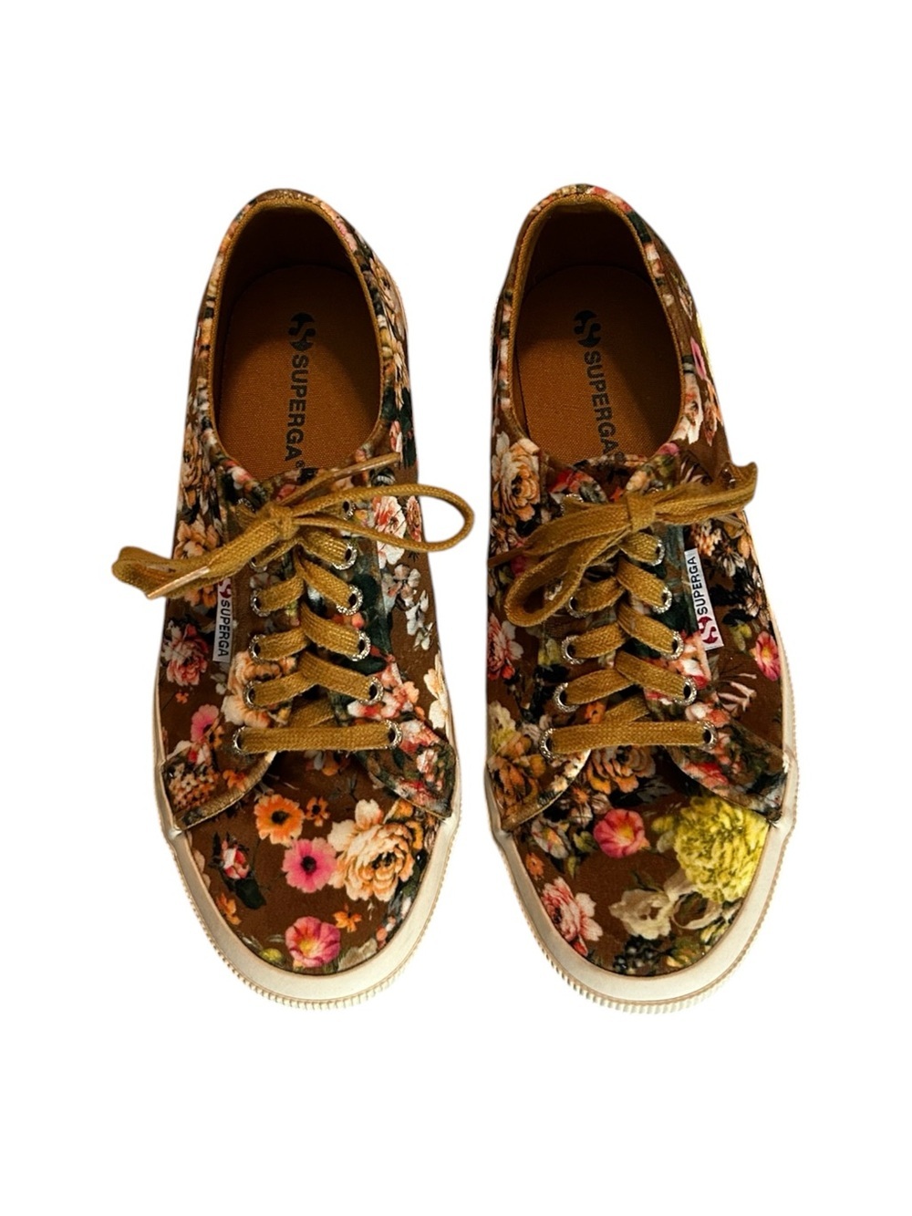 Superga 2750 velvet floral sneakers - Picture 4 of 10